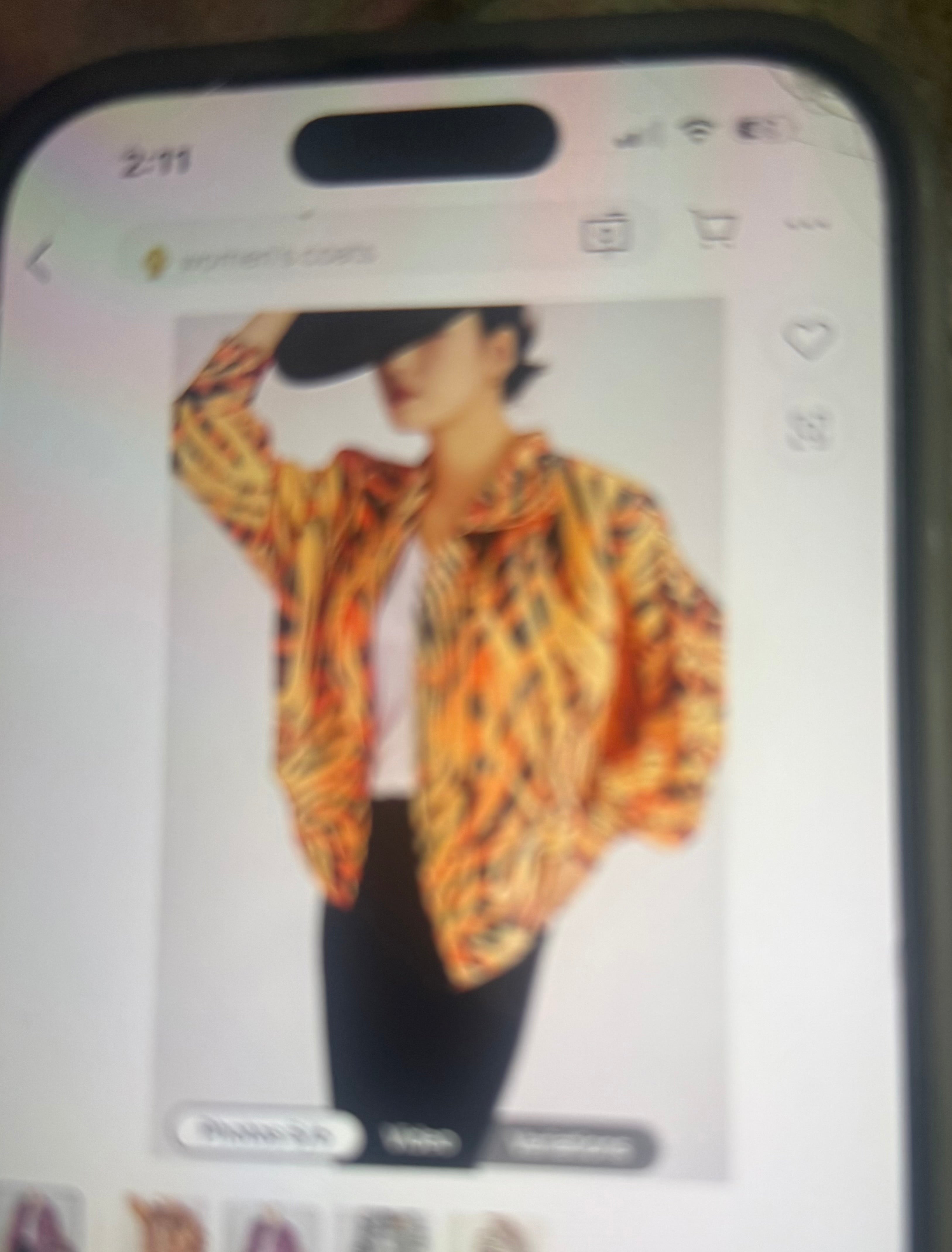 빛나는점저자켓 M665